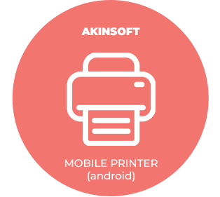 AKINSOFT Mobil Printer